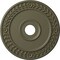 Ekena Millwork Wreath Ceiling Medallion (Fits Canopies up to 6"), 21 1/8"OD x 3 5/8"ID x 7/8"P, Spartan Stone CM21WRSSF - alternate 1